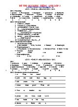 Đề olympic Tiếng Anh Lớp 3 vòng 16 đến 25 - Năm học 2011-2012